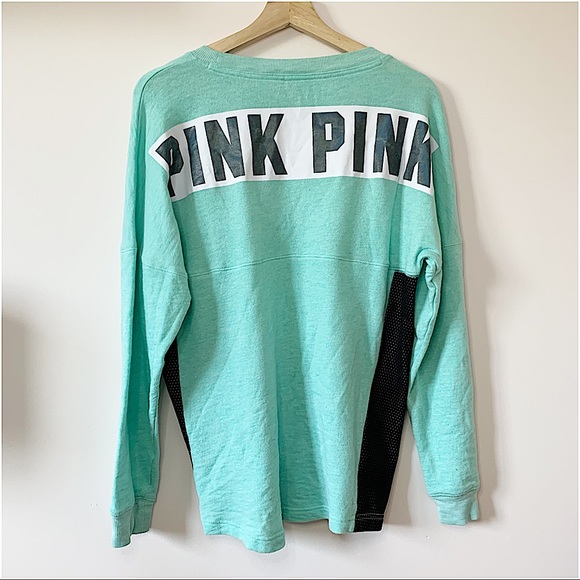 VS & Pink | Turquoise crew neck size XS - Picture 5 of 5